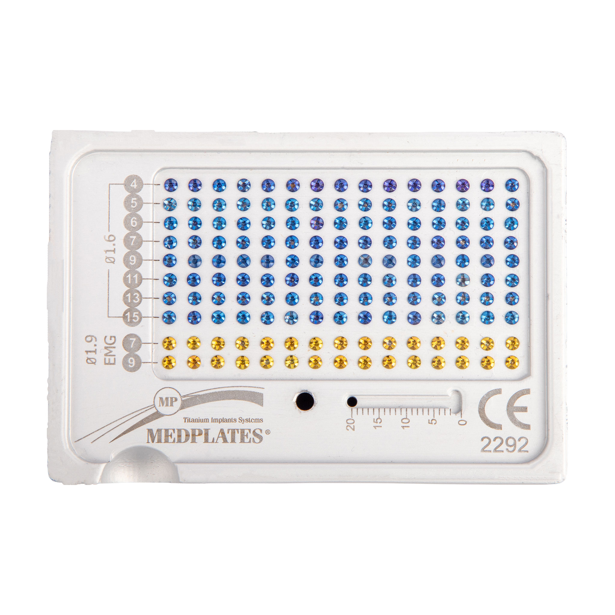 Ø1.6 mm TİTANYUM KILAVUZ UÇLU VİDA SETİ