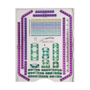 Ø2.4 mm TİTANYUM STERNAL ve TORAKSİK KİLİTLİ PLAK & VİDA SETİ